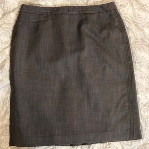 Ann Taylor Loft Gray Skirt Size 4